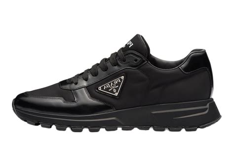 prada nylon sneakers black|prada prax 01 sneakers black.